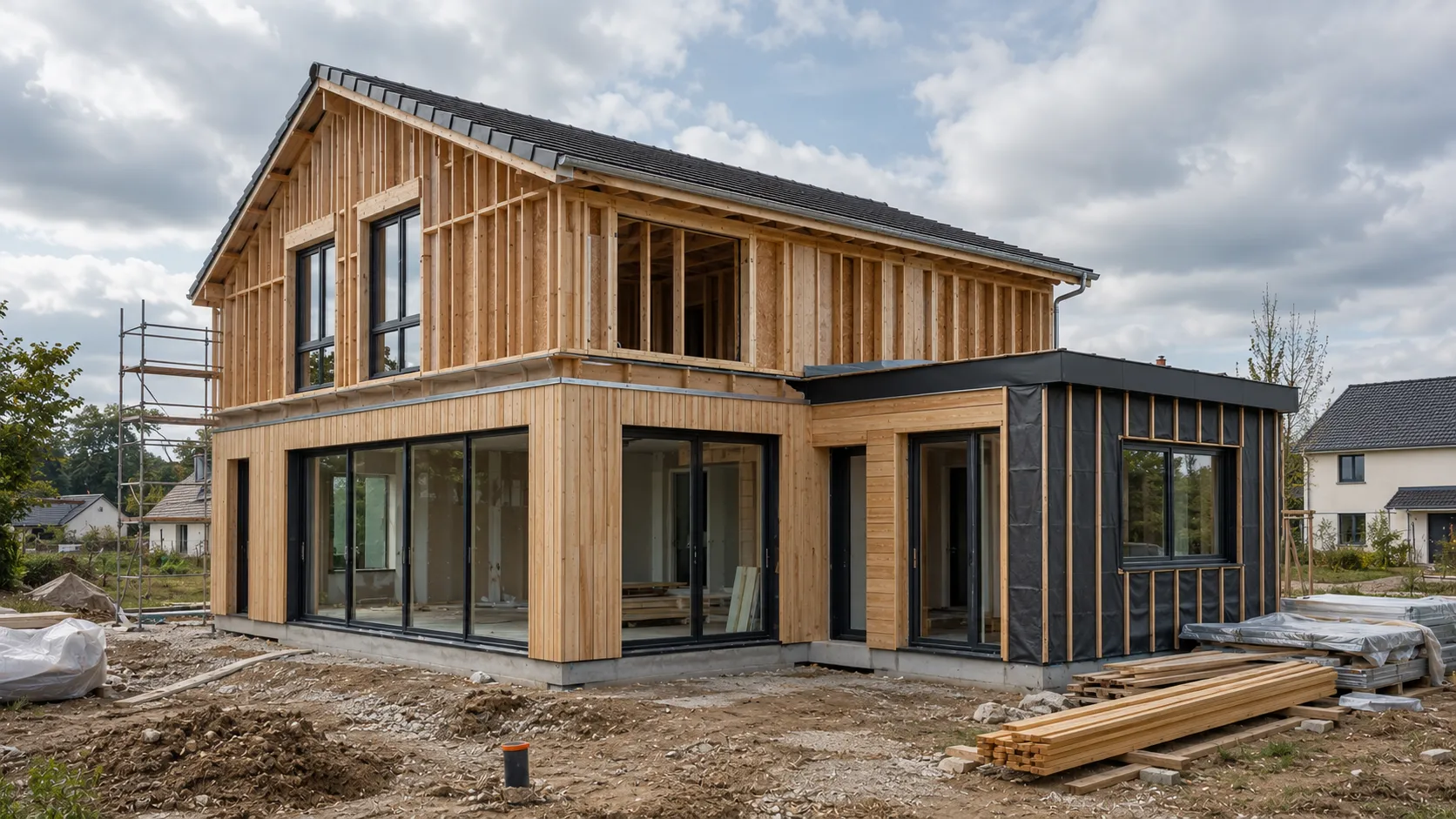coût construction maison bois ; budget maison bois clé en main ; prix structure bois ; devis maison ossature bois