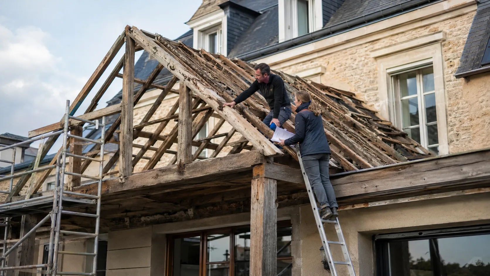 coût réparation charpente ; devis charpentier 77 ; prix renforcement charpente ; rénovation charpente bois
