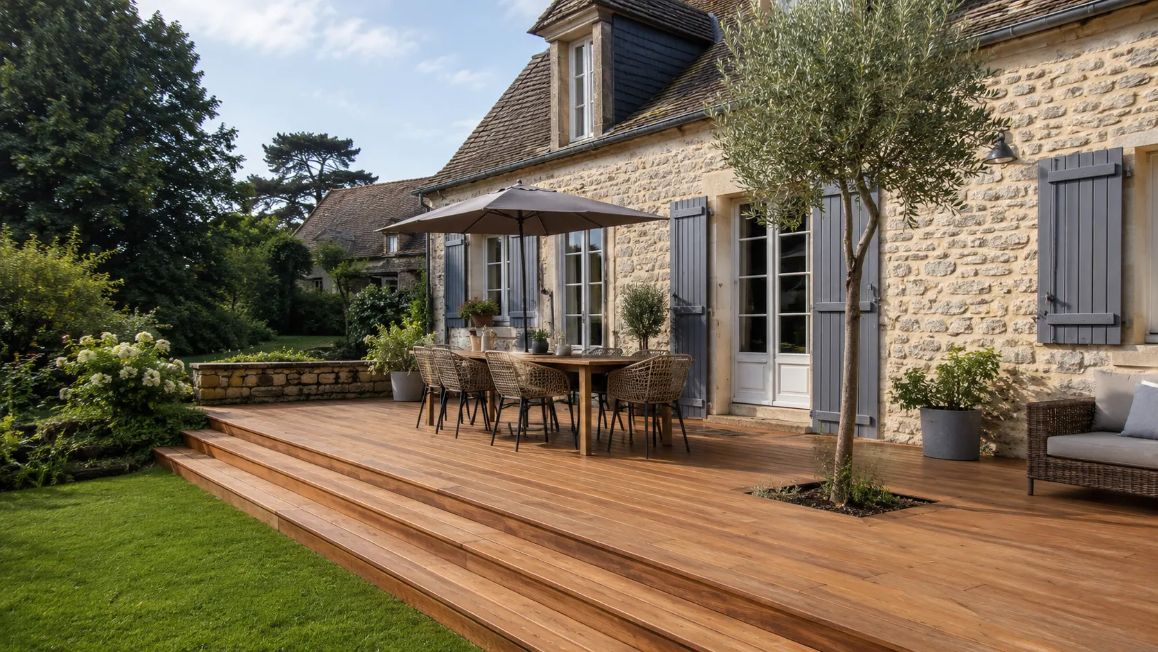 Entretien d’une terrasse en bois : nettoyer, dégriser ou protéger ?